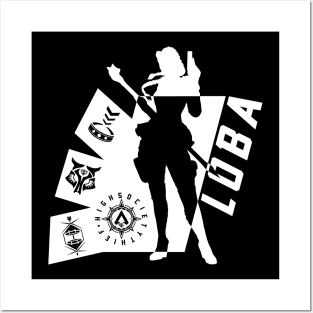 Apex Legend: Loba Black tshirt Posters and Art